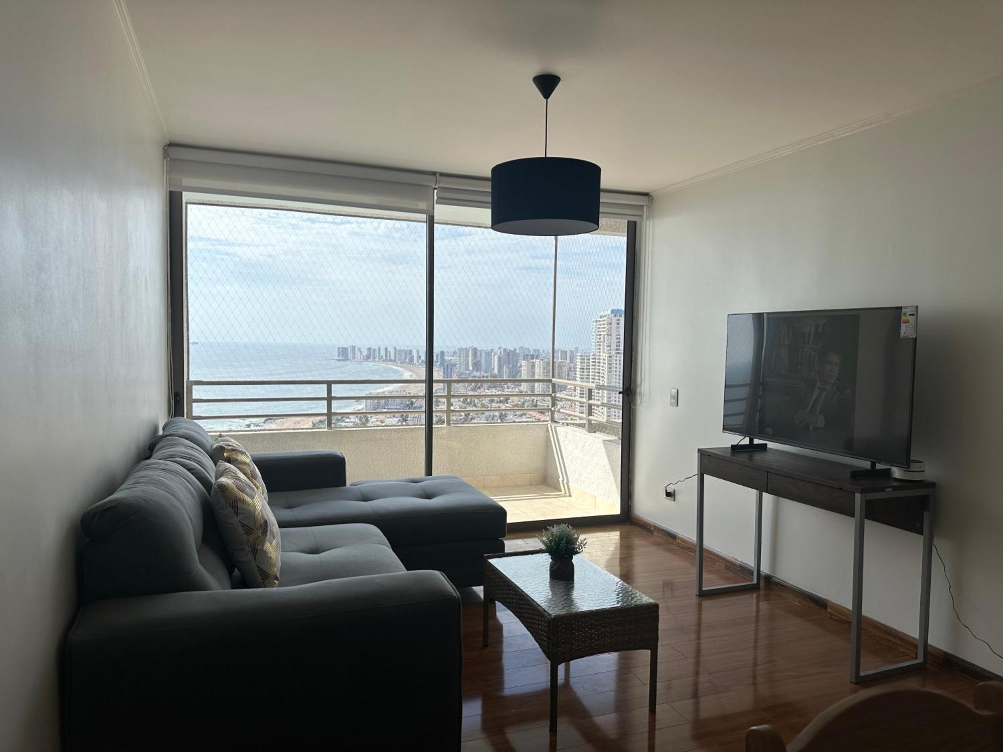 Departamento Familiar Con Balcones Y Vista Al Mar *